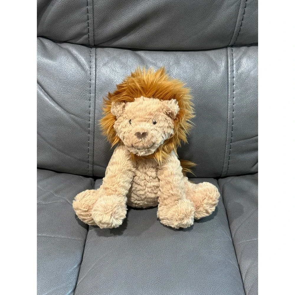Jellycat Fuddlewuddle Lion Plush Stuffed Animal Tan Orange FW6LN Medium